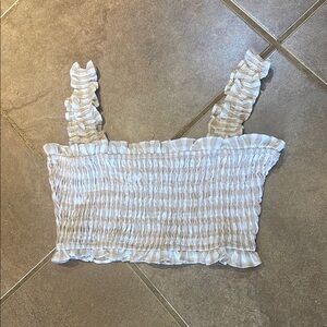 NWT lena gingham crop top! size snall
